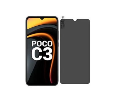 Privacy Screen Protector Compatible for Poco POCO C3 - Matte Finish