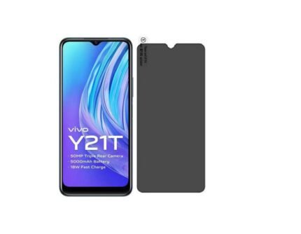 Privacy Screen Protector Compatible for Vivo Y21T - Matte Finish